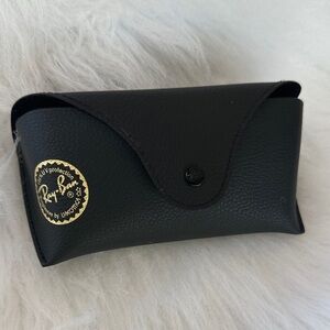 Ray-Ban Black Leather Sunglasses Case